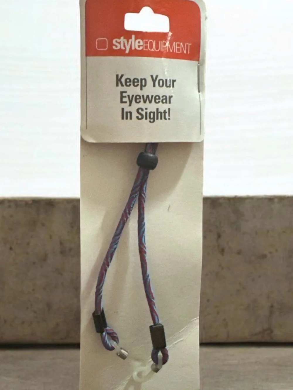 Style Equipment Purple & Blue Eyewear Cord Glasses Holder 2101